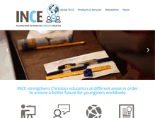 Tablet Screenshot of ince.org